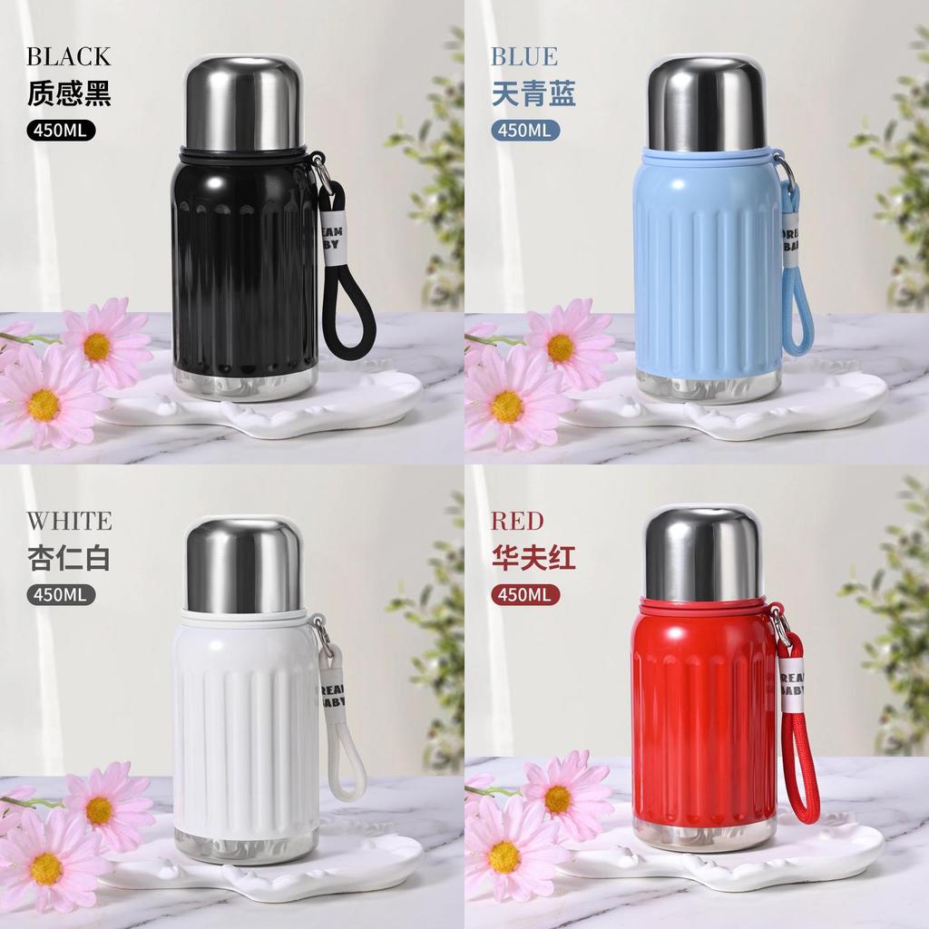 Roman Little Chubby Insulated Mug With Tea Strainer For Outdoor Travel And Gift Giving