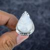 Rainbow Moonstone Gemstone Handmade 925 Sterling Silver Jewelry Ring Size 7 M-2802