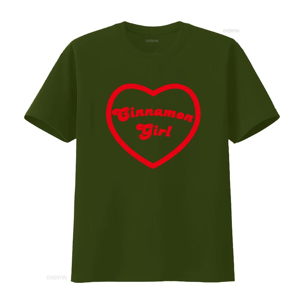 Lana Del Rey Cinnamon Girl T Shirt Stylish Heart Design for Fashionable Women vintage Washed Unisex Stretched Casual streetwear