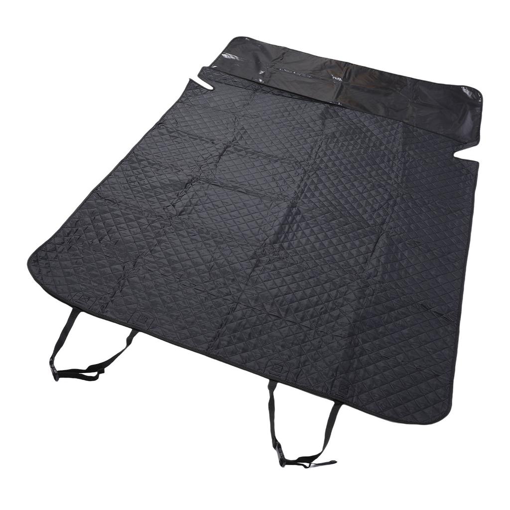 Dog Car Seat Cover Rain Proof Oxford Cloth Soft Comfortable Car Pet Trunk Protector for Travel Black