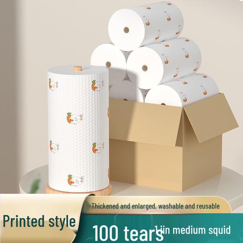 Thickened Dual-Use Kitchen Cloth: Disposable Wet & Dry Water-Absorbing Dishwashing Rags