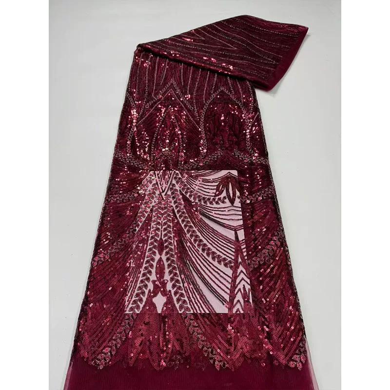 1yard Heavy industry sequin embroidery fabric Wedding dress cheongsam diy fabrics for sewing
