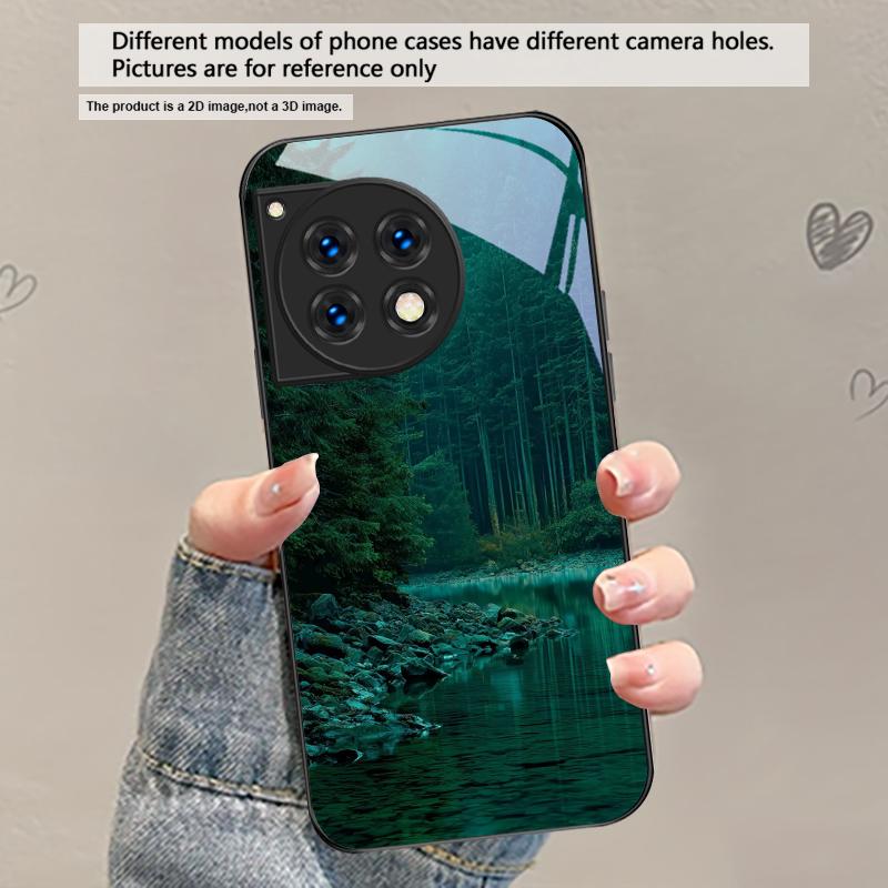 

Forest Stream Pattern For OnePlus Ace 2 3 2V 5 Pro Nord CE 2T 2 3 Lite N20 N30 6 7T 8 8T 9 10 Pro 11R 12R 13R Glass Phone Case OnePlus Ace 2V