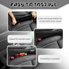 2PCS Car Seat Gap Filler Organizer With Charging Opening,Multifunctional Car Gap Filler Stop Things From Dropping,Universal Car Accessories Car Seat