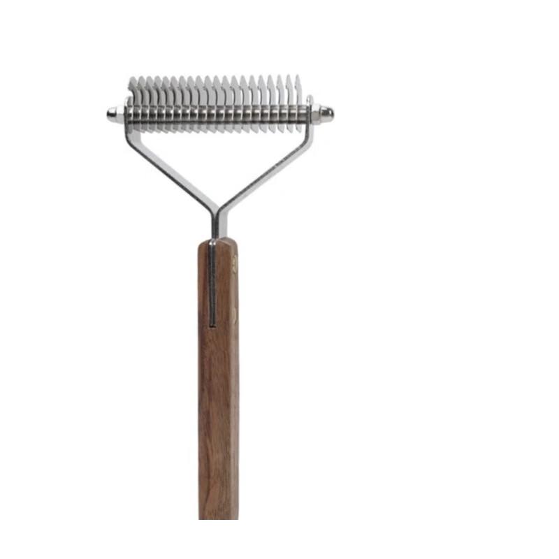 Walnut Wood Pet Detangling & Thinning Comb