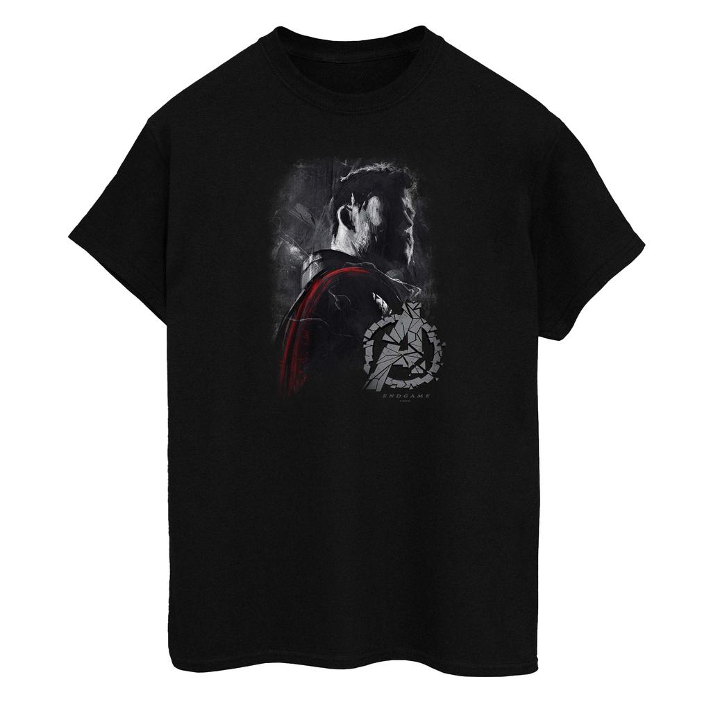 Avengers Endgame Herren-T-Shirt „Thor“ aus gebürsteter Baumwolle