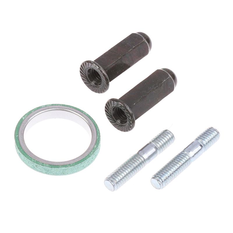 2 Set Egzoz Borusu Vida Conta Kiti Gy6 Motosiklet Scooter Motoru Egzoz Borusu Yedek Parçaları