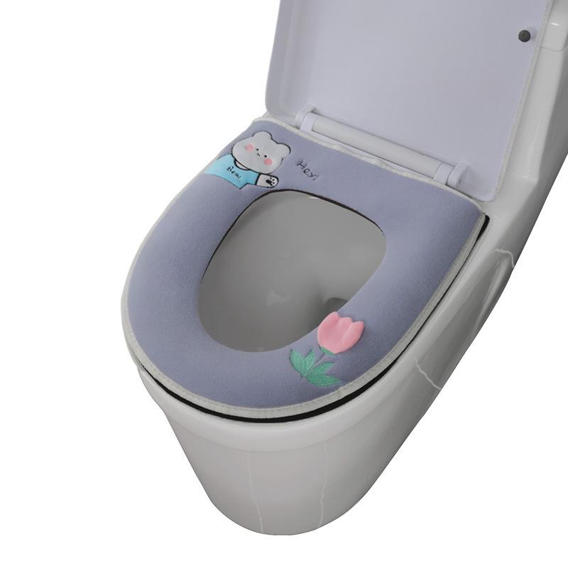 "All-Season Portable Zipper Toilet Seat Cushion"