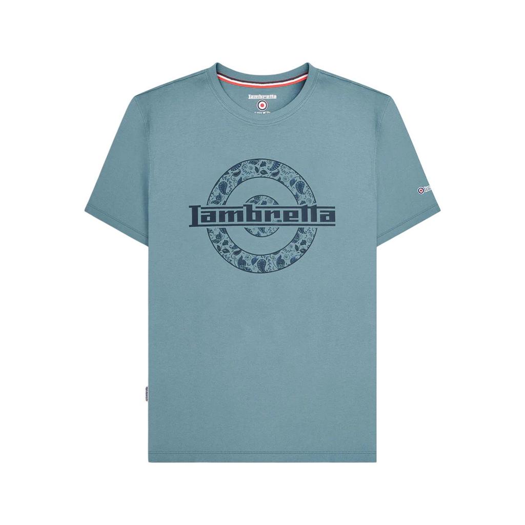 Lambretta Mens Paisley Target T-Shirt