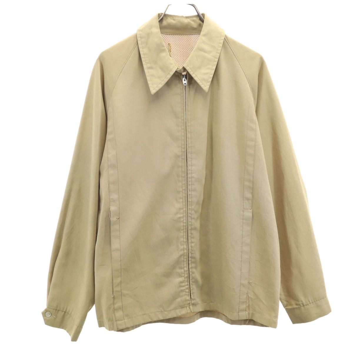 

ВИНТАЖНАЯ куртка-дождевик на молнии Lightning 50-х 60-х годов, бежевая, свинговая, мужская, б/у