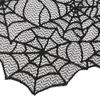 Halloween Polyester Lace Dinner Parties Table Runner Black  Decor 