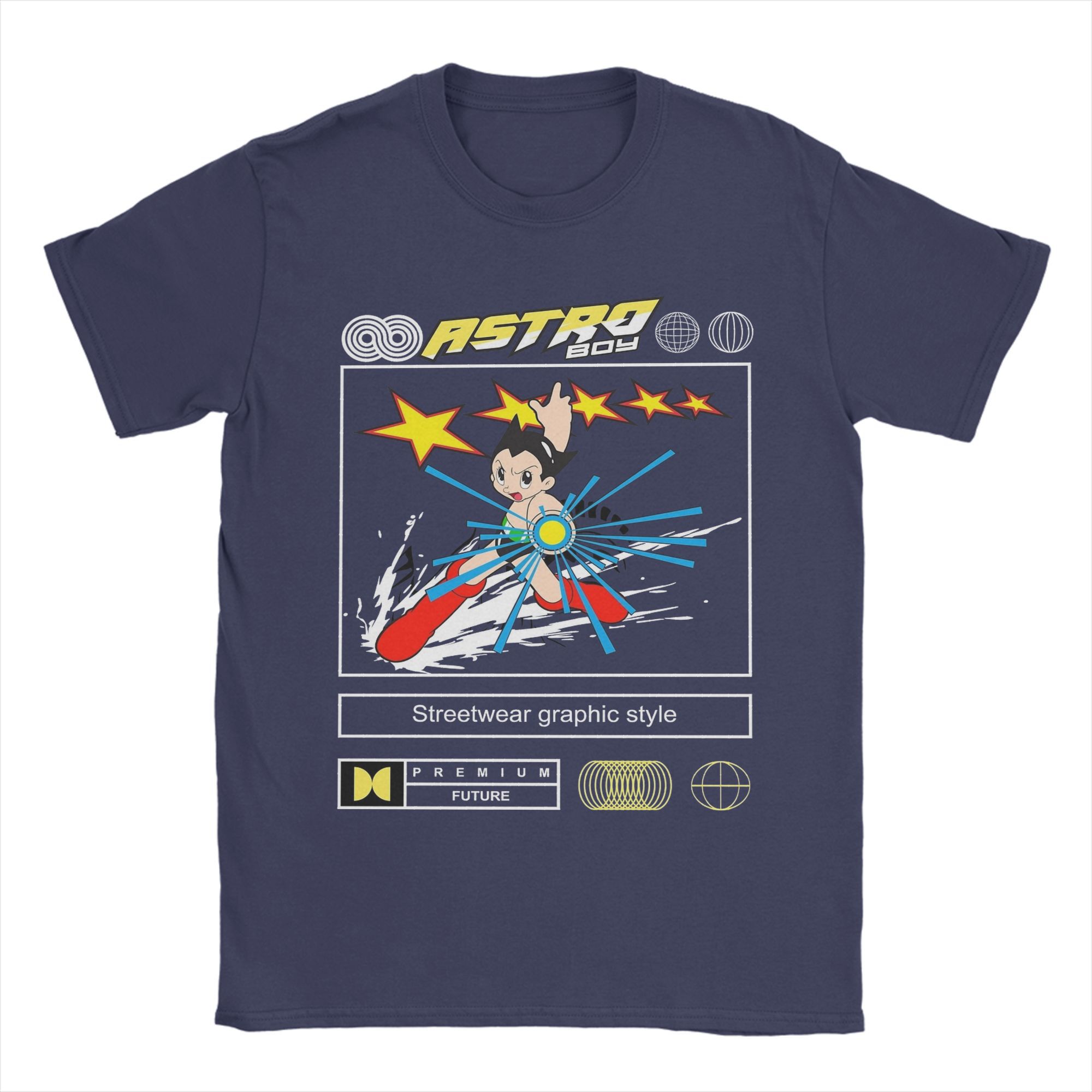 

The Iconic Robot Hero Astro Boy T Shirts Men 100% Cotton Funny T-Shirts Crewneck Tees Short Sleeve Clothing Big Size 4XL