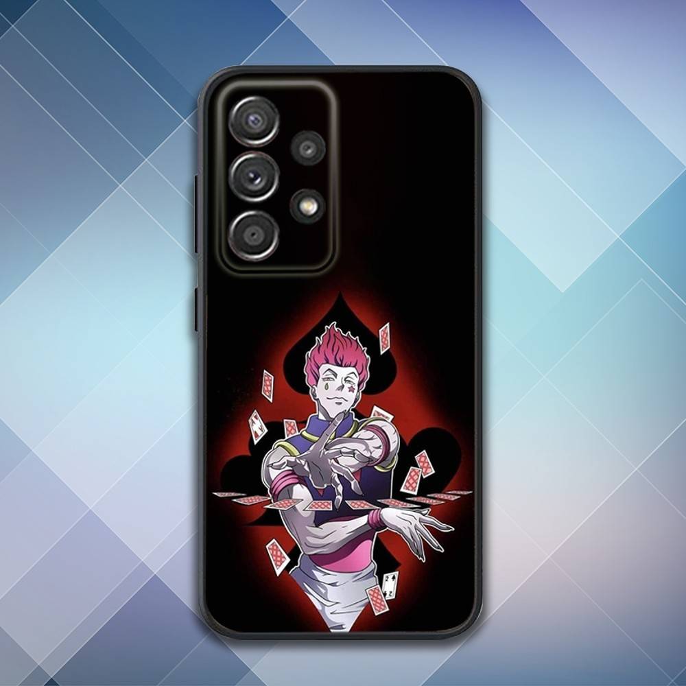 Anime H-Hisoka M-Morow Phone Case For Samsung S25,S24,S21,S22,S23,S30,Ultra,S20,Plus,Fe,Lite,Note,10,9,5G Black Cover