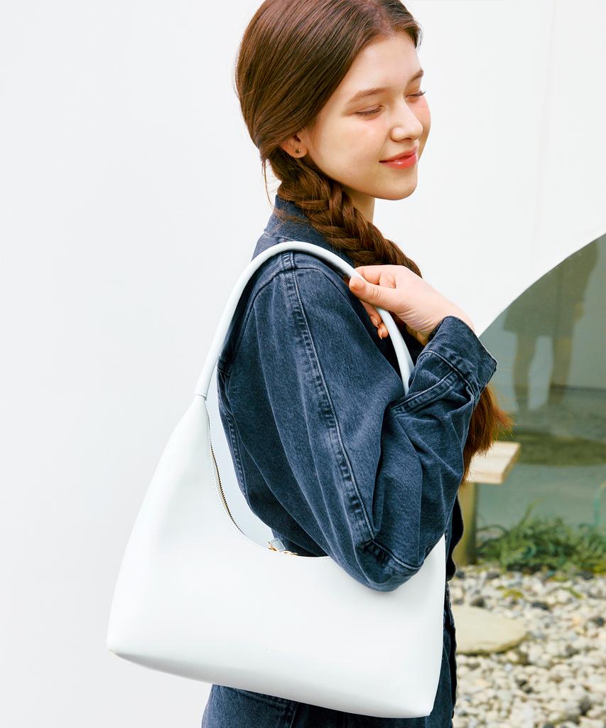 Clave Jamie White Shoulder Bag