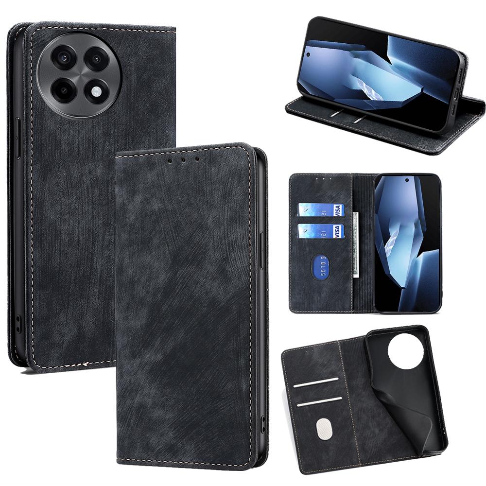 For OnePlus Ace 5 Pro 5G/Ace 5 5G Case RFID Blocking Wallet Leather Phone Cover