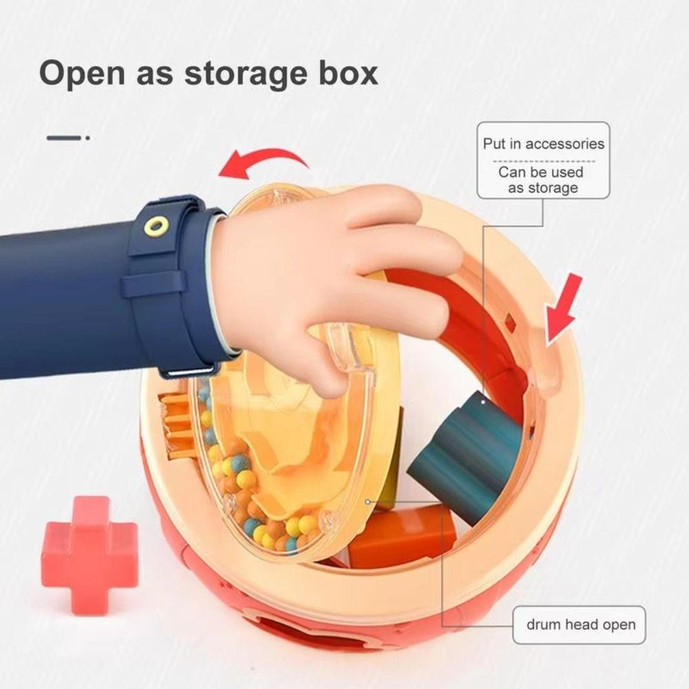 Matching Maze Baby Musical Instrument Montessori Baby Colorful Rolling Drum  Boys Children