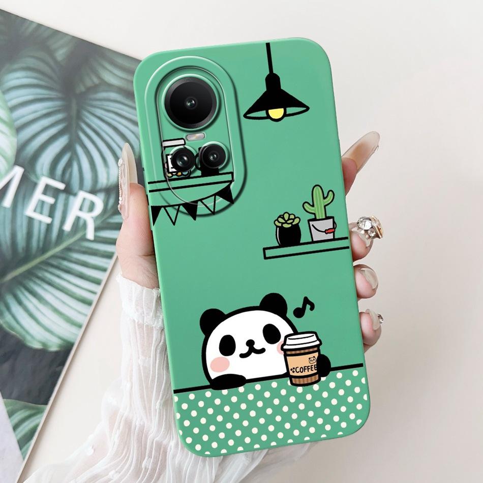Für OPPO Reno10 5G Hülle Reno10 Pro Reno 10 10Pro CPH2525 CPH2531 Elegantes Druckmuster Weiche Silikon Stoßfeste Handyhüllen