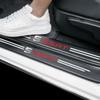 wszp1 Car with Logo Door Carbon Fiber Sill Protector Stickers For Seat Leon 5f Ibiza 6l 6j Leon 1p Cushion Altea Xl Leon Accessories