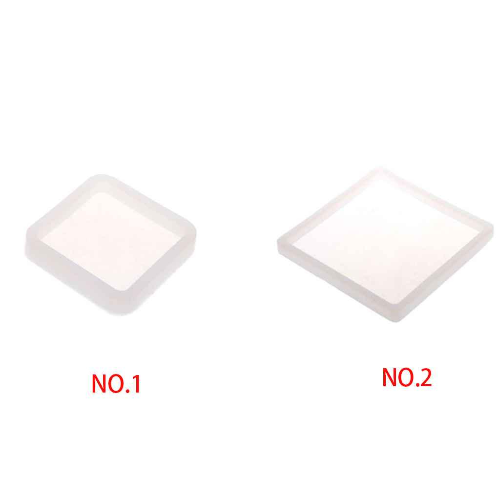 Silicone Clear Mold Polymer Clay Resin Casting Craft Jewelry Making Mould DIY
