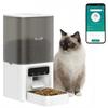 Automatic Cat Feeder, 4.5L WiFi Cat Food Dispenser with Timer, Programmable 1-10 Meals, Auto Pet Feeder