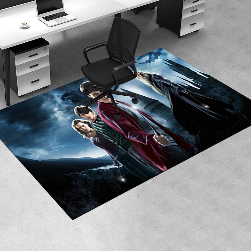 

Harry Potter and the Deathly Hallows Part 2 Movie Poster Print Office Mat Home Decor Office Desk Chair Rugs Chair Carpet for office Chair Ma 60cm by 90cm