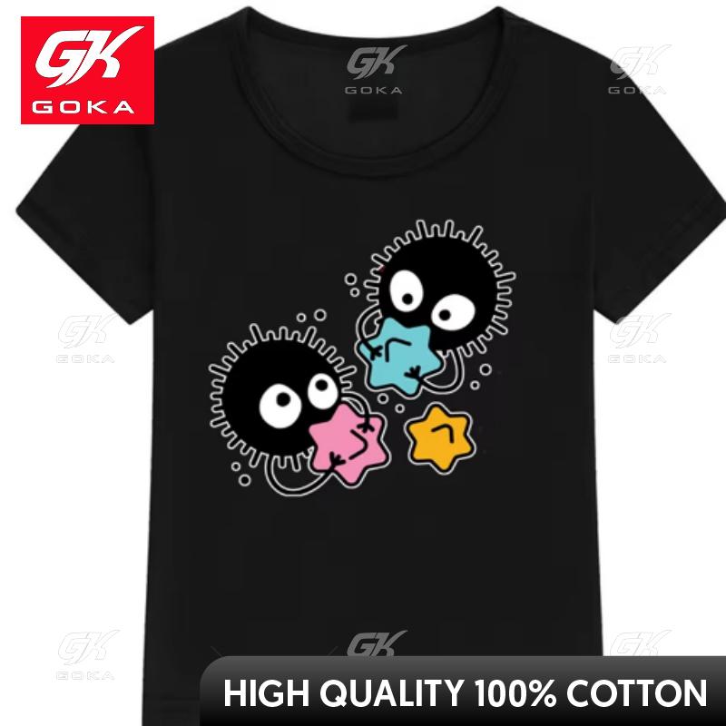 

Soot Studio Ghibli Kids TShirt Kawaii TShirt Kids Retro Design Sense of Fashion Atmosphere Simple Unisexs Clothing S