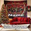 Custom Name Personalized North Sydney Bears Print Tapestry, Wall Art Decor, Bedroom, Dorm, Apartment, LivingRoom, Party Backdrop, Gift for Birthday