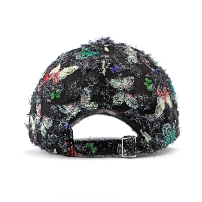 Butterfly Visors Children's Summer Sun Golf Hat Butterfly Print Streetwear Baseball Hat Women's Duck Tongue Snapback Cap for Men