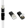 10Pcs 2 Pin 2 Way Universal Compact Wire Terminals No Wire-Stripping Required Led Light Strips Connectors Easy to Use