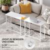 80 Cm Folding Desk On Wheels - White