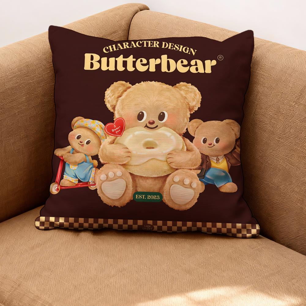 

Klaus Cushion Cover Premium Comfort Reversible Pillow Cove -Two in One Design for Any Room & Car Interior 30cmx30cm