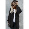 Women's Autumn and Winter Fluffy Warm Top Mid-length Double-sided Fur-resistant Jacket