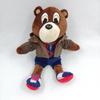 Adorable Kanye Teddy Bear Plush Toy Soft Crystal Velvet Stuffed Doll Collectible