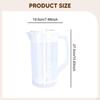 Pitcher Water Jug with Lid Multifunctional 2000ml Ice Tea Kettle Carafe for Lemonade Cold Drink
