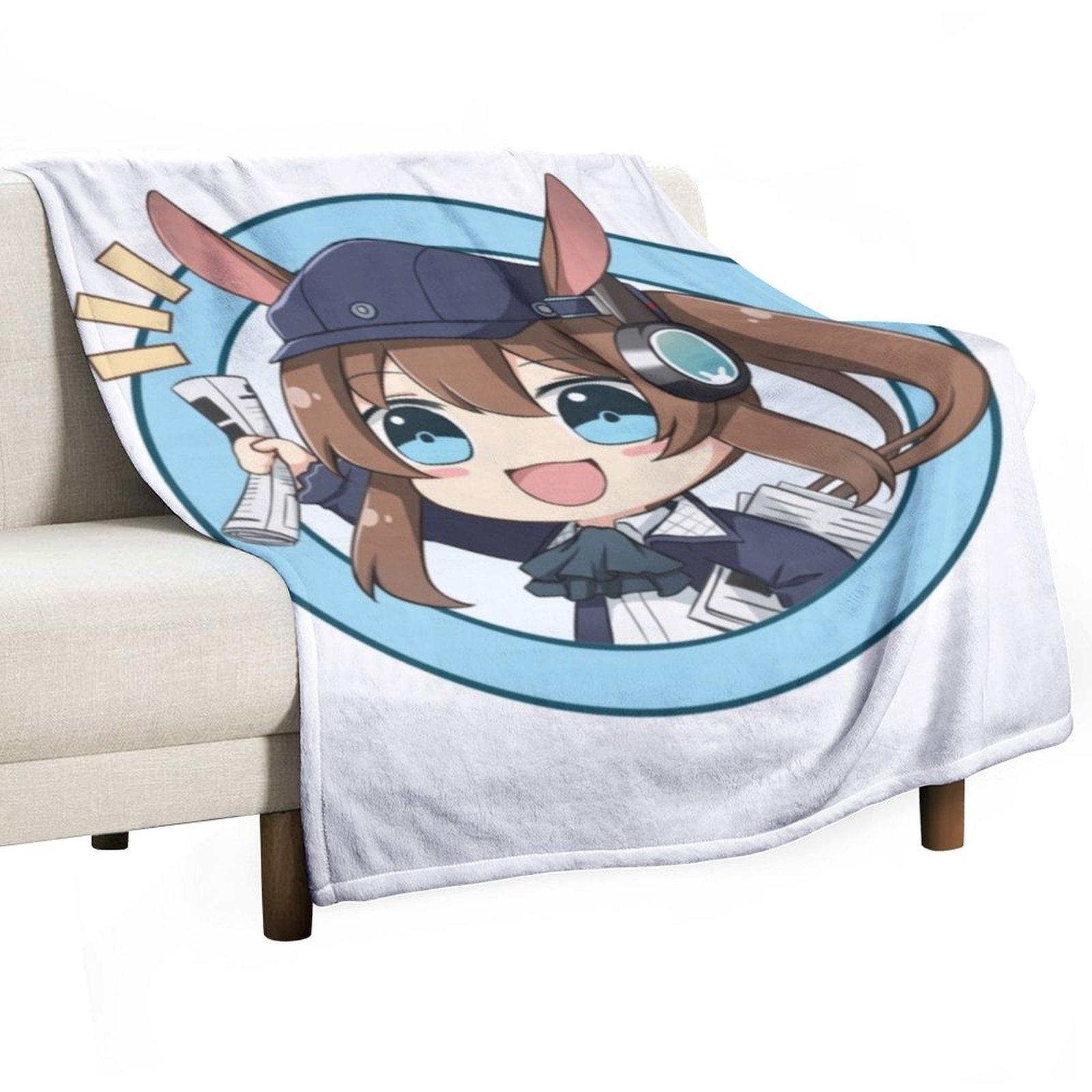 

Arknights Newspaper Amiya Throw Blanket Comforter decorative Blankets Sofas Of Decoration Bed Fashionable Blankets 30x40in