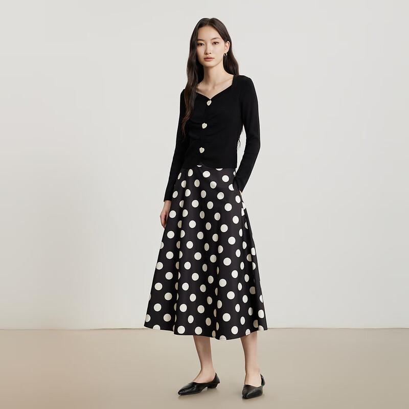 Gejin Women's Slim-Fit Buttoned Knit Sweater