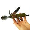Camping Multifunctional Portable Folding Stainless Steel Tableware Cutlery