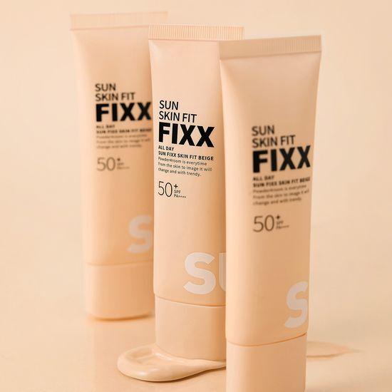 SONATURAL All Day Sun Fixer Skin Fit Beige SPF50+ PA++++ 50ml