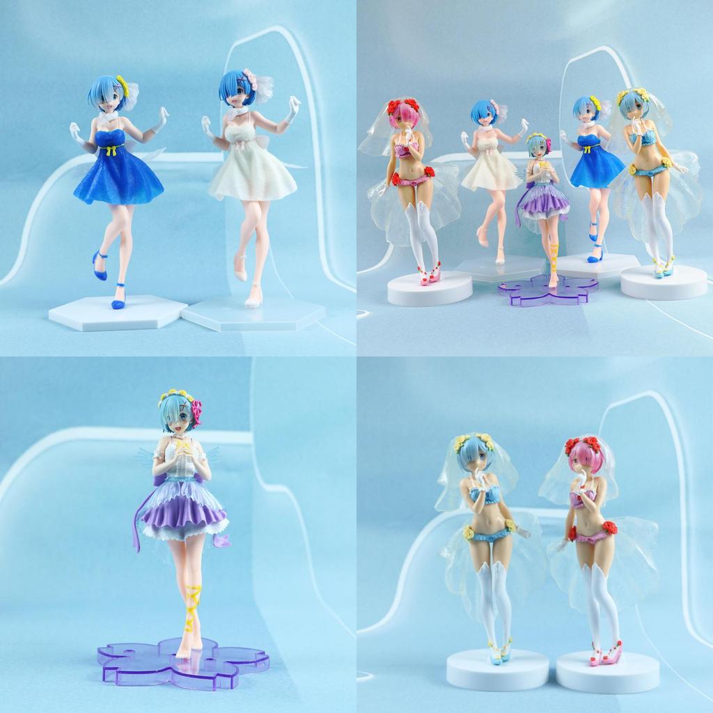 Trendy Rem Ram Handheld Anime Collectible Model Pvc Toy For Fans