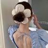 Women's Scrunchies Flower Hair Ties Three Dimensional Bread Hair Ties Large Intestine Fashion Hair Accessories Headwear