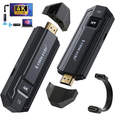 4K Kablosuz HDMI Kablosuz Taşınabilir Kompakt 5G Çift Wifi Maksimum Çözünürlük 4K30Hz 50m'ye kadar 66ms Ultra Düşük Gecikme Kablosuz 8 ünite eklenebilir Hayır
