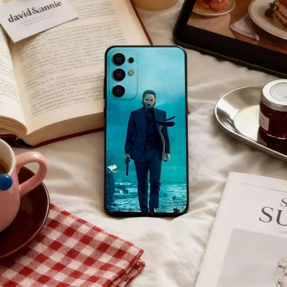 

John Wick Phone Case For Samsung S25,S24,S21,S22,S23,S30,Ultra,S20,Plus,Fe,Lite,Note,10,Black Cover Samsung S30plus5G