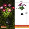 Solar LED Snow Lotus Garden Landscape Lamp