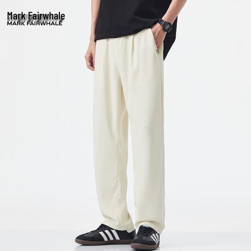 Mark Fairwhale Men's Straight-Leg Ice Silk Casual Pants