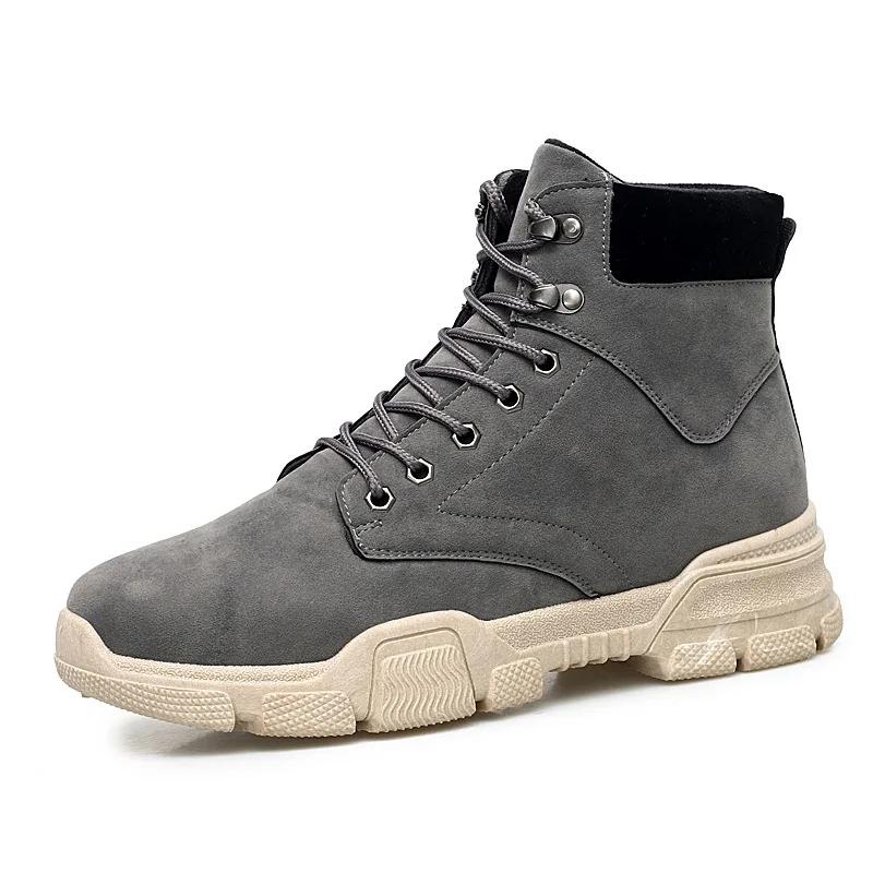 Winter New Men Ankle Snow Boots Fur Plush Warm Outdoor Sneakers Boots Male Classic Fashion Desert Boot Casual Boots Botas Hombre