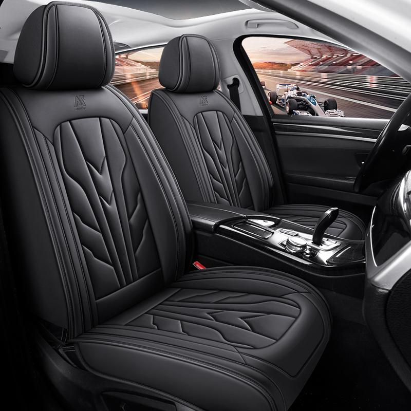 Single Full Coverage Car Seat Cover Premium Faux Leather Material, Fits Most Sedans/SUVs, Enhances Interior, 5 Colors Available