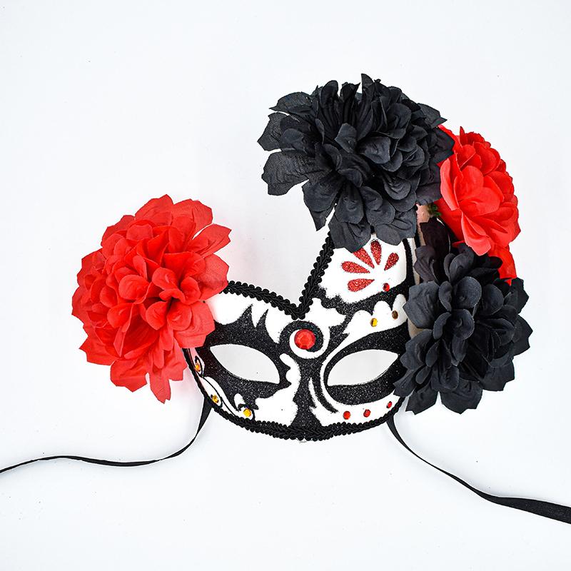 Creative Day Of The Dead Mask Masquerade Masks Half Face Masks For Performance Props Themed Party Party Decoration