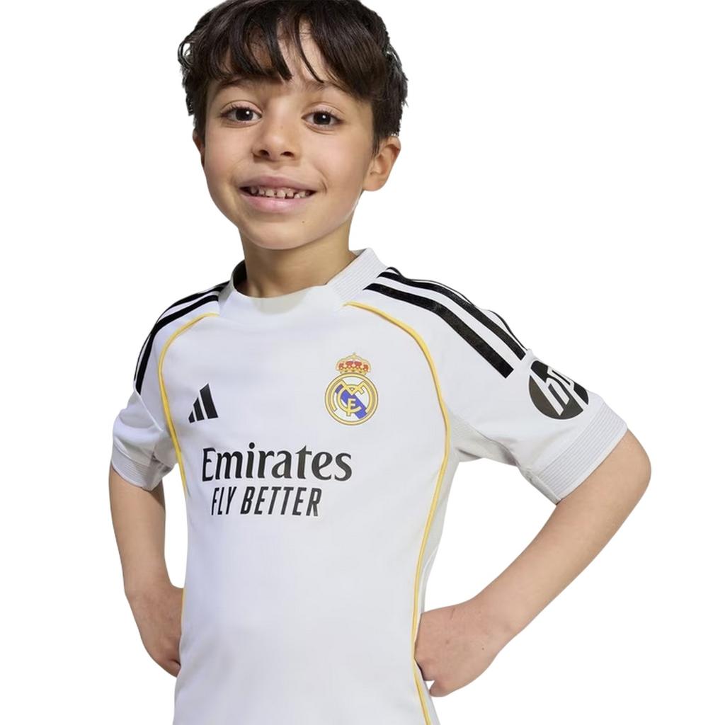 adidas Childrens/Kids 2025/2026 Real Madrid CF Home Kit Set