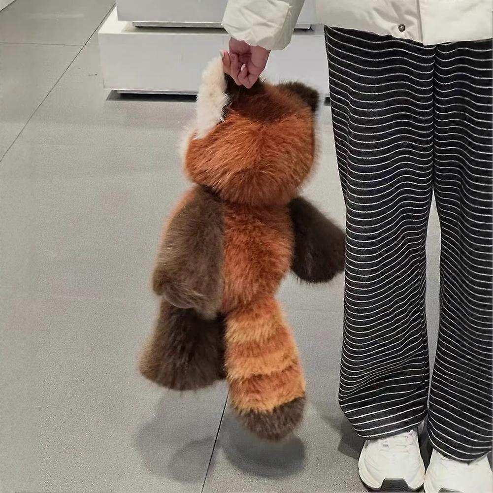 Cute Running Red Panda Plush Toy, Interactive Moving Legs Stuffed Animals for Stress Relief, Christmas Birthday Gift for Kids & Adults