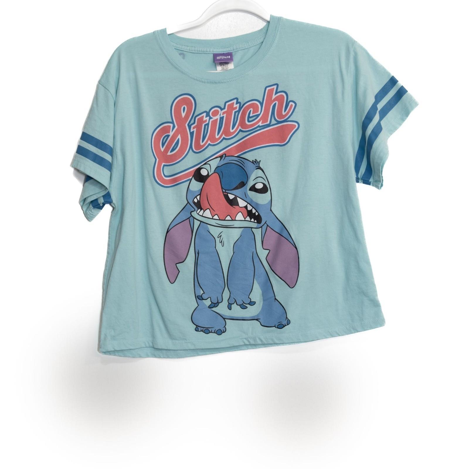 Disney Stitch Size XL Blue Graphic T-Shirt Lilo Stitch Design L